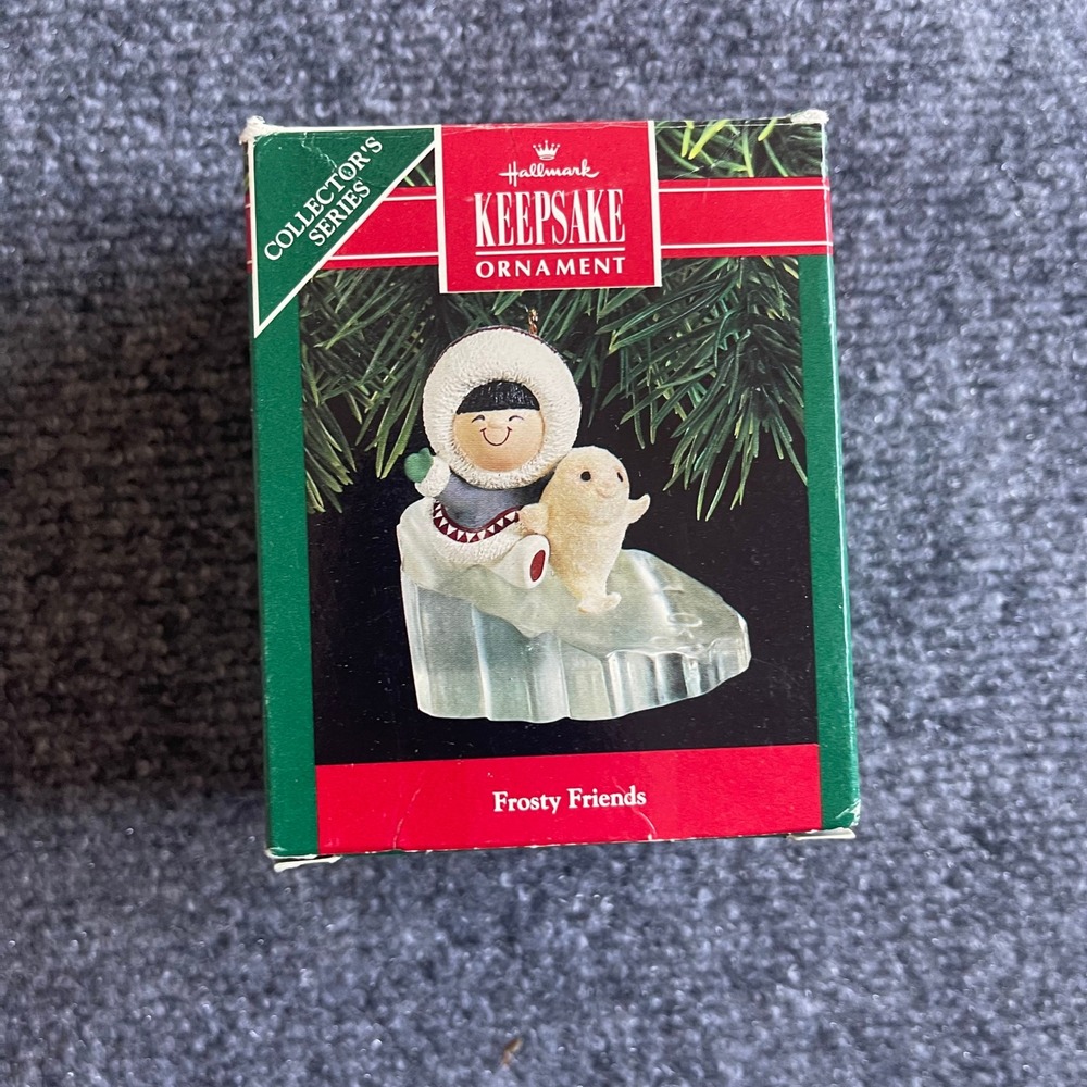 1990 Hallmark Keepsake Frosty Friends Ornament 11th Series QX439-6 Eskimo Seal